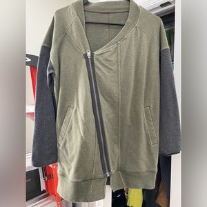 lululemon athletica Olive and Gray Jacket